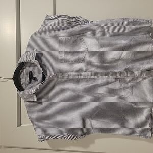 Banana Republic Blue & White Striped Shirt Sz XS